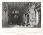 Italy, the 'Sala Regia' in the Vatican, Rome, 1840