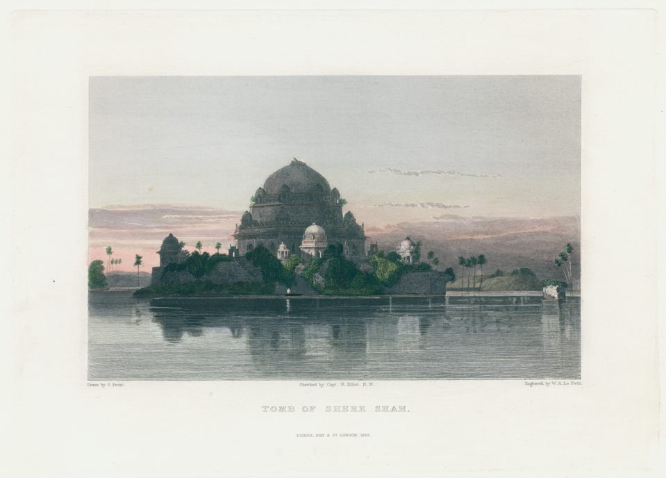 India, Sasaram, Tomb of Sher Shah, 1834