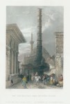 Turkey, Istanbul, The Burnt Pillar, 1838