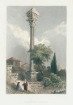 Turkey, Istanbul, Column of Marcian, 1838