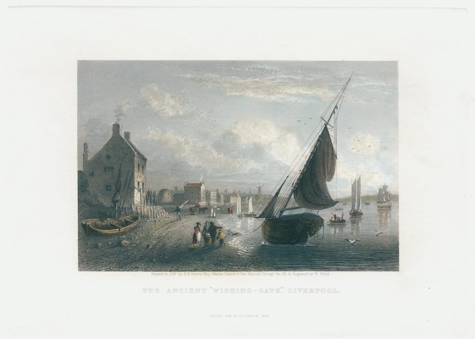 Liverpool, the ancient Wishing Gate in 1797, 1834