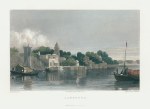 India, Cawnpore from the River, 1834