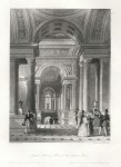 France, Palace of the Louvre, Grand Staircase, 1840