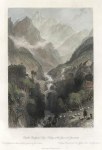France, Pyrenees, Double Bridge of Scia, Valley of the Gave de Gavarnie, 1840