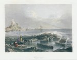 Israel, Caesarea, 1860