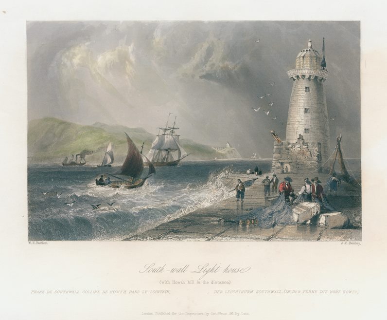 Ireland, Dublin, South Wall Lighthouse, 1841