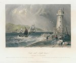 Ireland, Dublin, South Wall Lighthouse, 1841