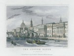 London, Custom House, 1848