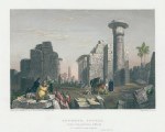Egypt, Thebes, Karnak Temple, 1836
