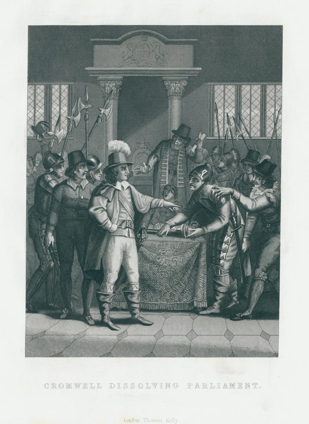 Cromwell Dissolving Parliament (in 1653), 1846
