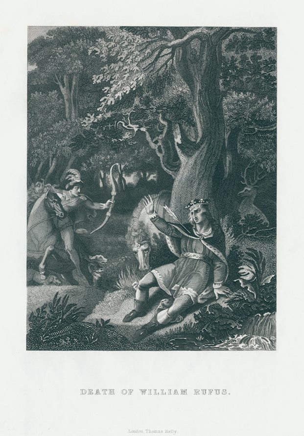 Death of William II (William Rufus, in 1100), 1846