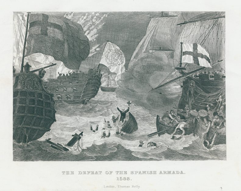 Defeat of the Spanish Armada (in 1588), 1846