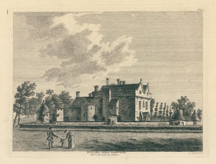 Hampshire, Beaulieu Abbey, 1786