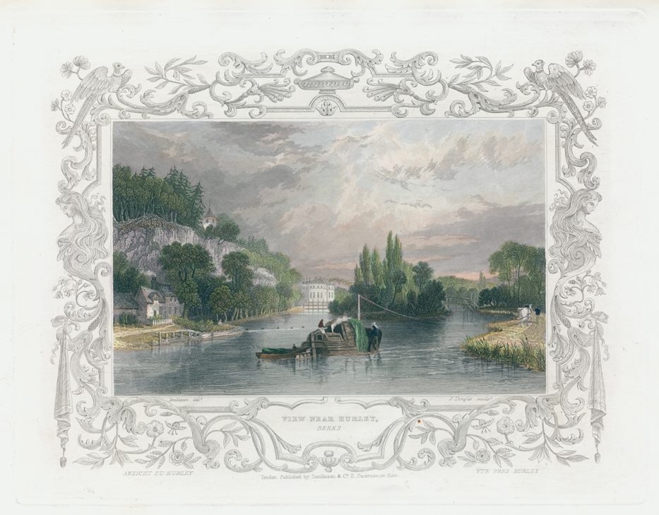 Berkshire, view near Hurley, 1830