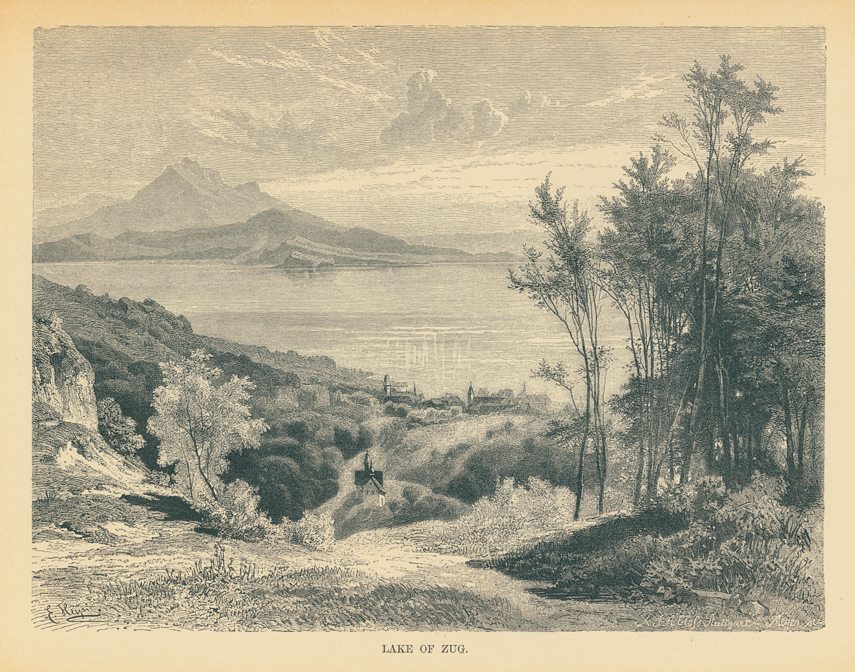 Switzerland, Lake of Zug, 1885