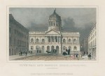 Liverpool, Town Hall and Mansion House, 1848