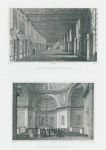 Paris, Fountainbleau, gallery & chapel, 1840