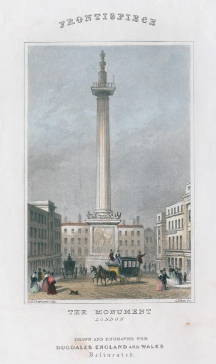 London, The Monument, 1848