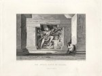 India, Dus Awtar, Caves of Ellora, 1834