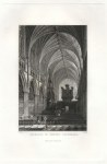 Devon, Exeter Cathedral interior, 1834