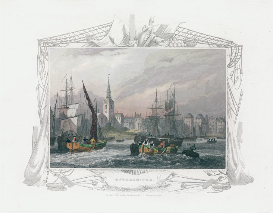 London, Rotherhithe, 1830