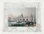 London, Blackfriars Bridge, 1830