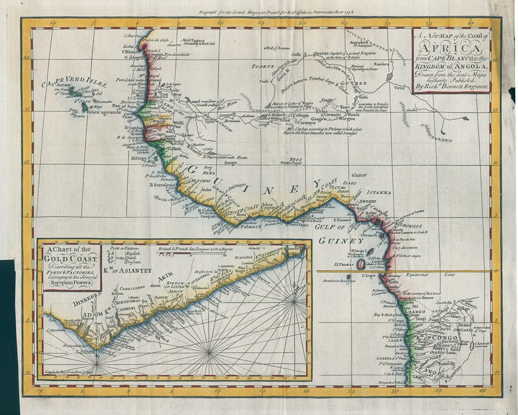 Africa, west coast, 1758