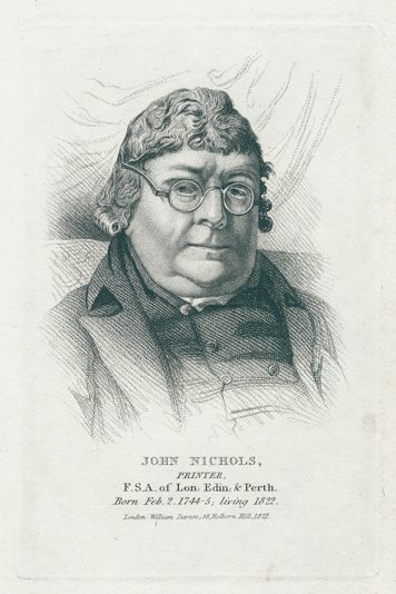 John Nichols, printer, author & antiquary, 1823