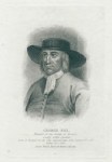 George Fox, founder of the Quakers, 1823