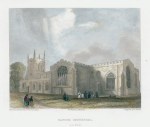 Wales, Bangor Cathedral, 1836