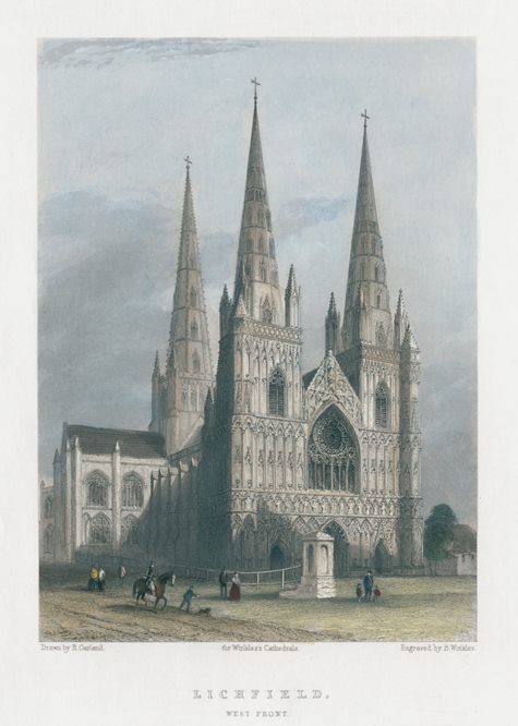 Lichfield Cathedral, 1836
