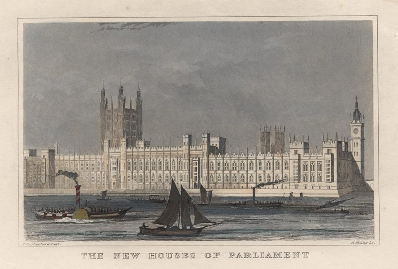 London, Houses of Parliament, 1848