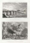 Paris, Pont de Bois & riot in 1830, 1840