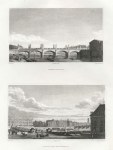 Paris, Pont Louis XVI & Vue de Paris, 1840
