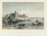 India, Allahabad with the Fort, 1860
