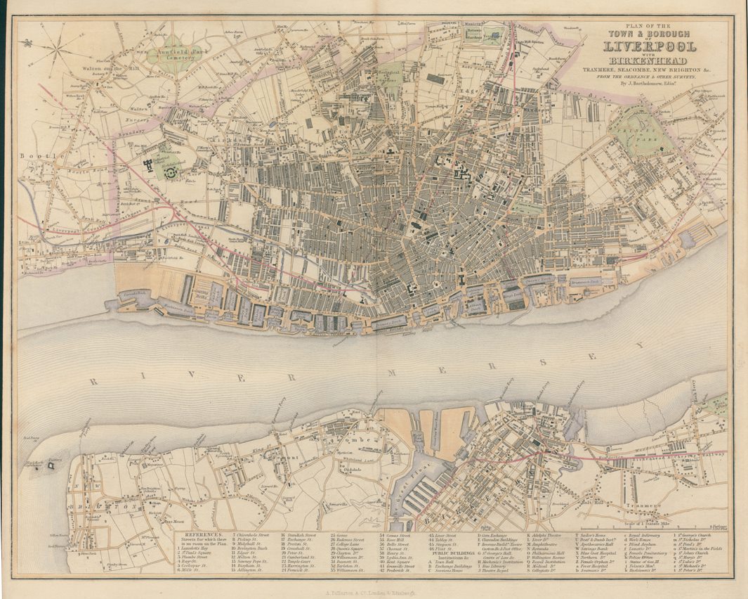 Liverpool & Birkenhead plan, 1856