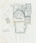 Italy, Pompeii, Forum Nundinarum plan, c1830
