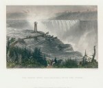 USA, Niagara Falls, Horse Shoe Fall, 1840