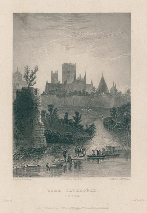 York Cathedral, S.E. view, 1836