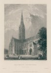 Wiltshire, Salisbury Cathedral, North side, 1836
