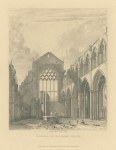 Scotland, Holyrood Chapel interior, 1828 / c1860