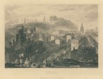 Scotland, Edinburgh, from Calton Hill, 1828 / c1860