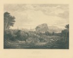 Scotland, Edinburgh, from the Glasgow Road, 1828 / c1860