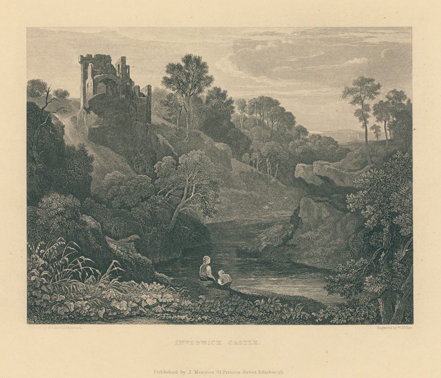 Scotland, Inverwick Castle, 1828 / c1860