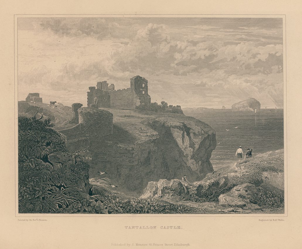 Scotland, Tantallon Castle, 1828 / c1860