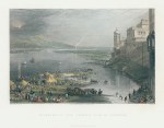 India, Pilgrims at Hurdwar, Bengal, 1844
