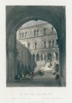 Italy, Venice, Ducal Palace, Giants Stairs, 1844