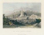 India, Hurdwar, The Great Temple, 1856