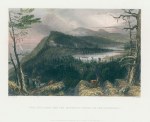 USA, NY, Two Lakes & Mountain House on the Catskills, 1840