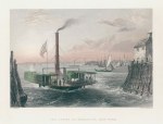 USA, New York, Brooklyn Ferry, 1840